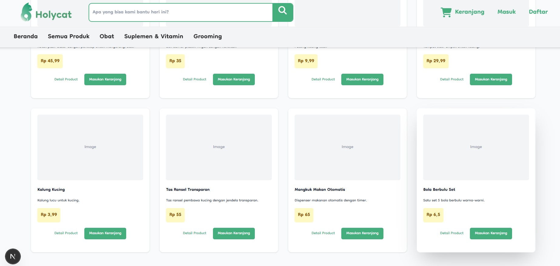 HolyCat E-Commerce Ecosystem